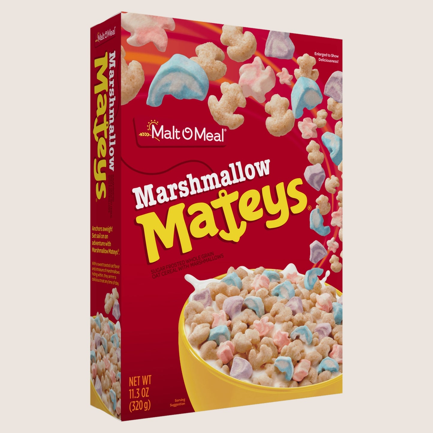 Malt O Meal Marshmallow Mateys Vitamin Fortified 320g