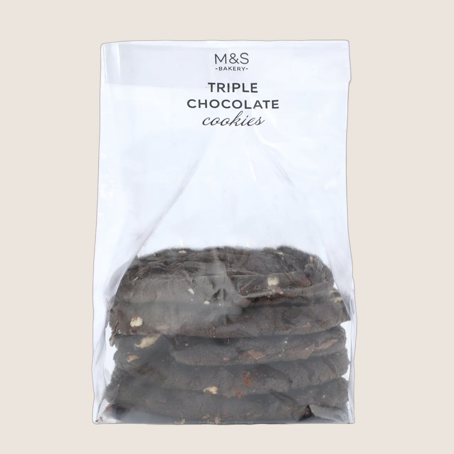 M&S Triple Chocolate Cookies Real Chocolate 356.75 g