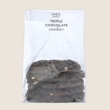 M&S Triple Chocolate Cookies Real Chocolate 356.75 g