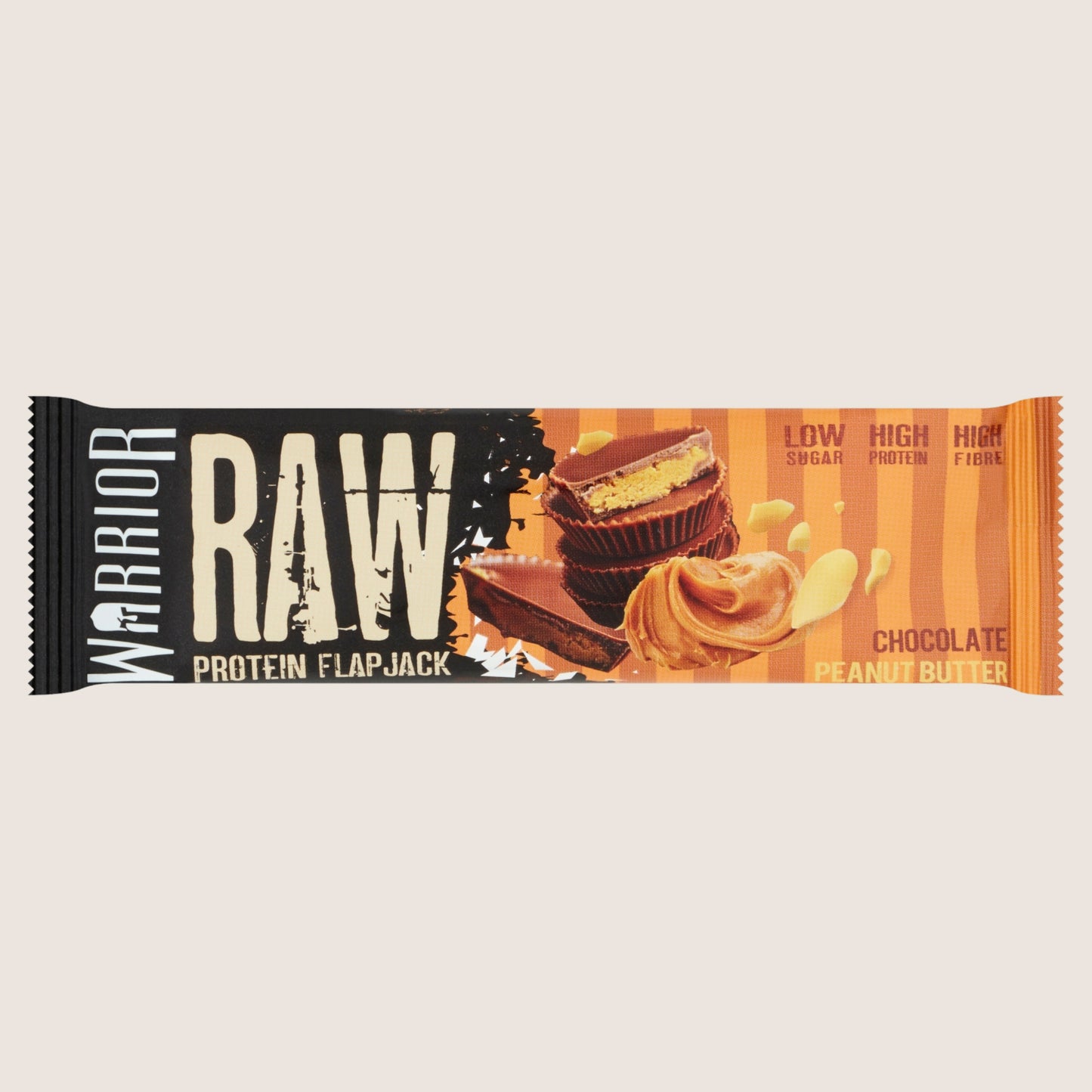 Warrior Raw Protein Flapjack Chocolate Peanut Butter Protein 75g