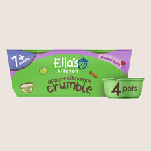 Ella's Kitchen Apple + Cinnamon Crumble 7+ Months Gentle Formula 4 x 80g