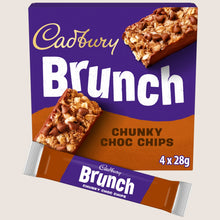 Cadbury Brunch Oats Chocolate Chip Cereal Bars, 4 Pack Multipack  Vitamin Fortified 112g