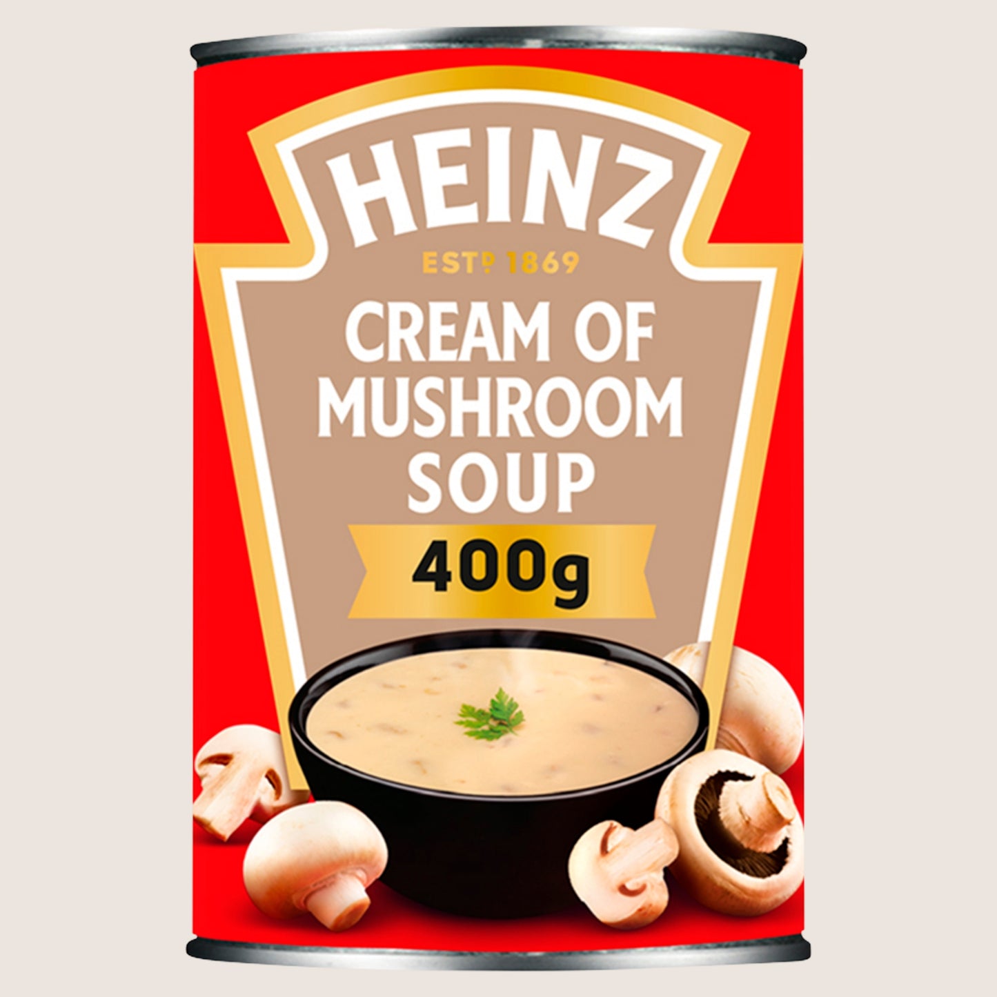 Heinz Cream of Mushroom Soup Low Fat 400g