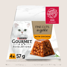 Gourmet Revelations Fine Cuts in Jelly Chicken Wet Cat Food With Taurine 4x57g
