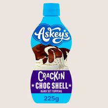 Askey's Crackin Choc Shell Hard Set Topping No Artificial Additives 225g