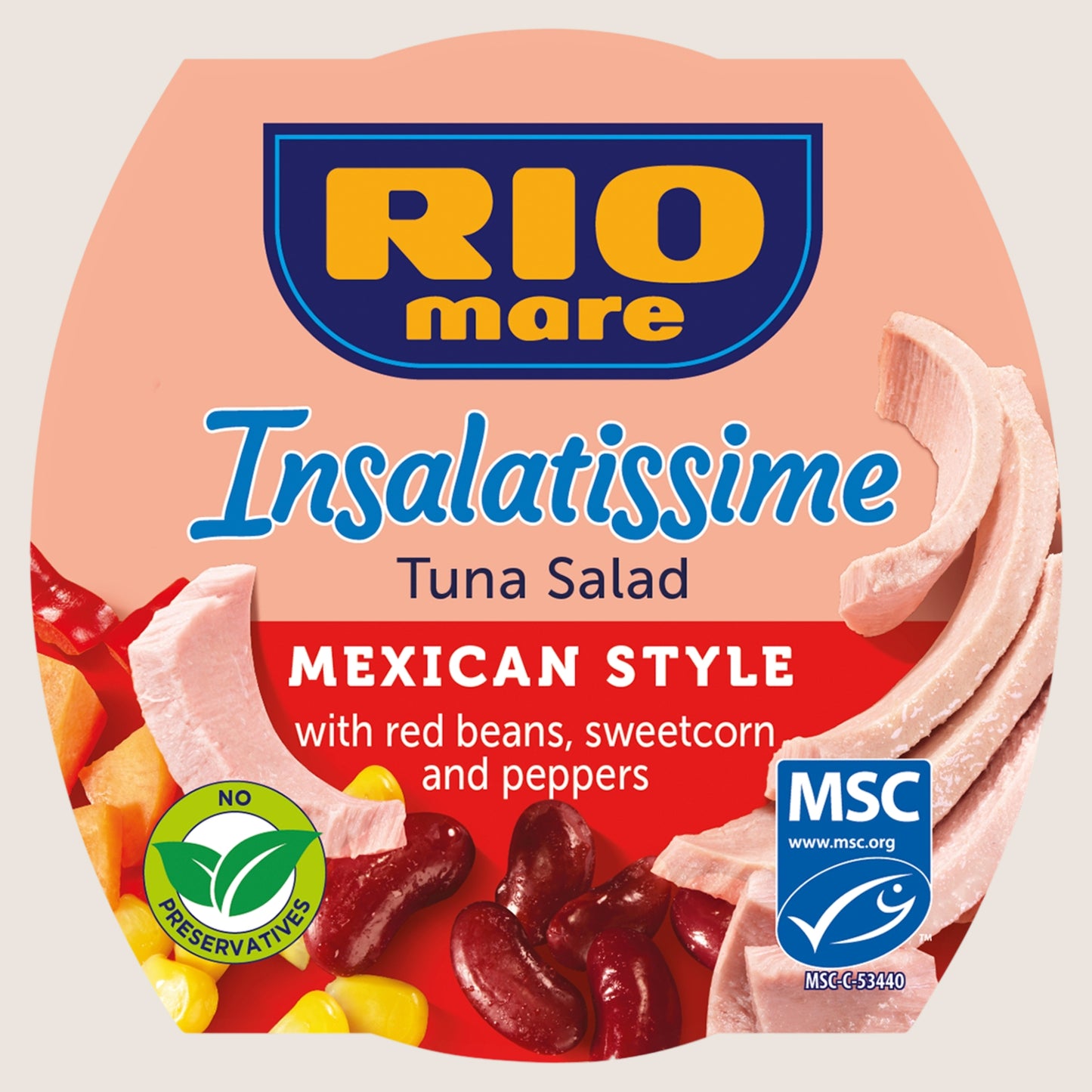 Rio Mare Insalatissime Mexican Style Tuna Salad High in Protein 160g