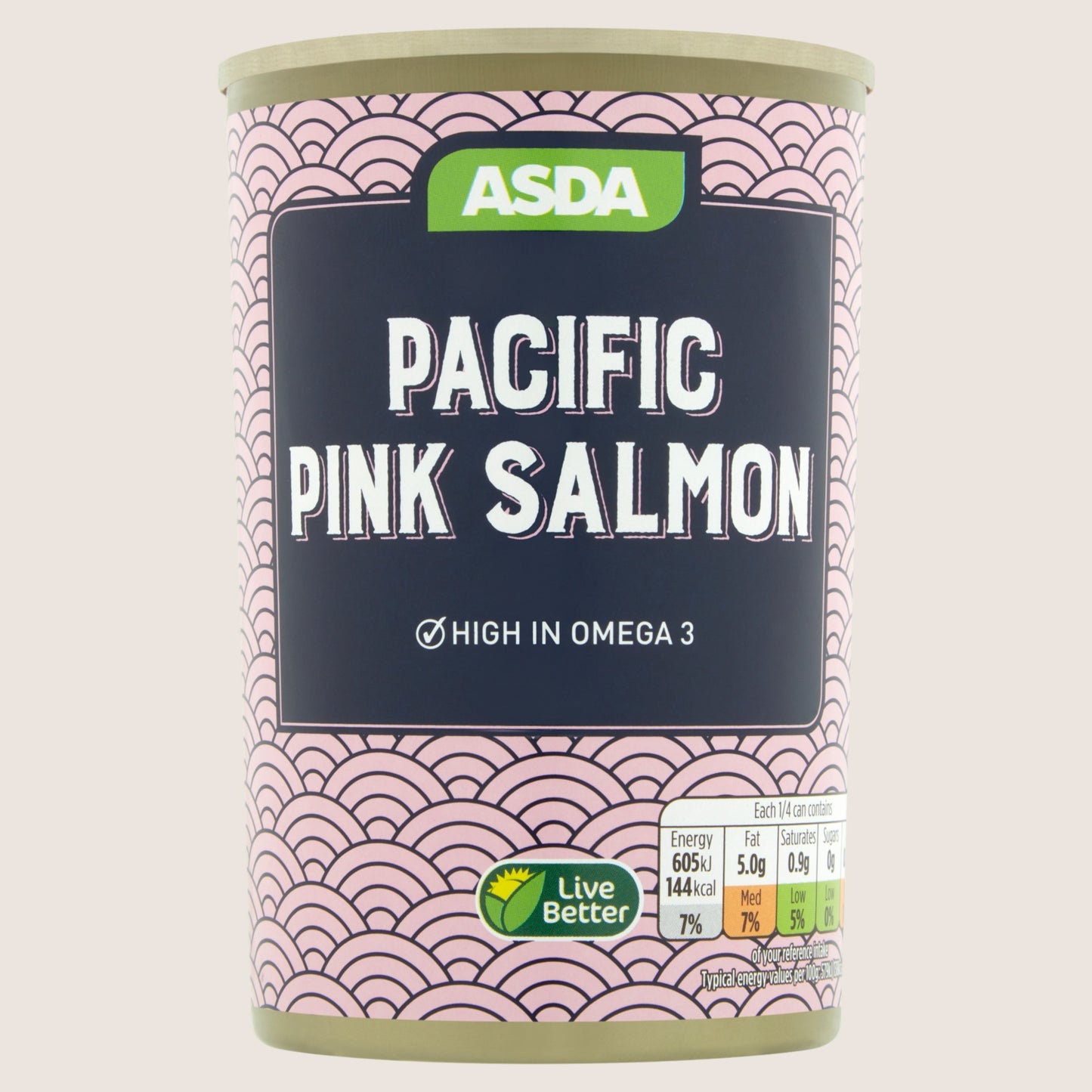 ASDA Wild Alaskan Pink Salmon High in Protein 418g