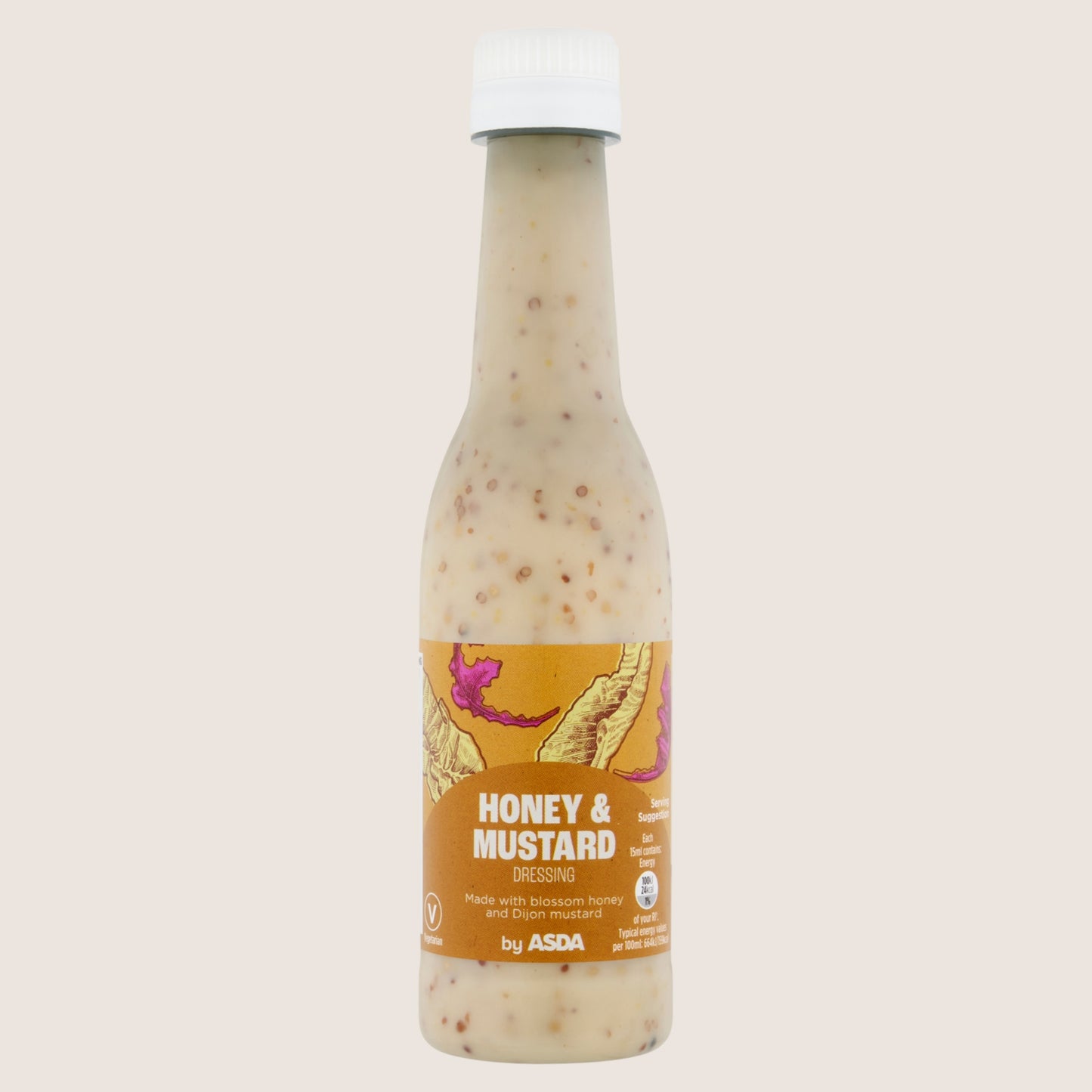 ASDA Honey & Mustard Dressing No Artificial Additives 250ml