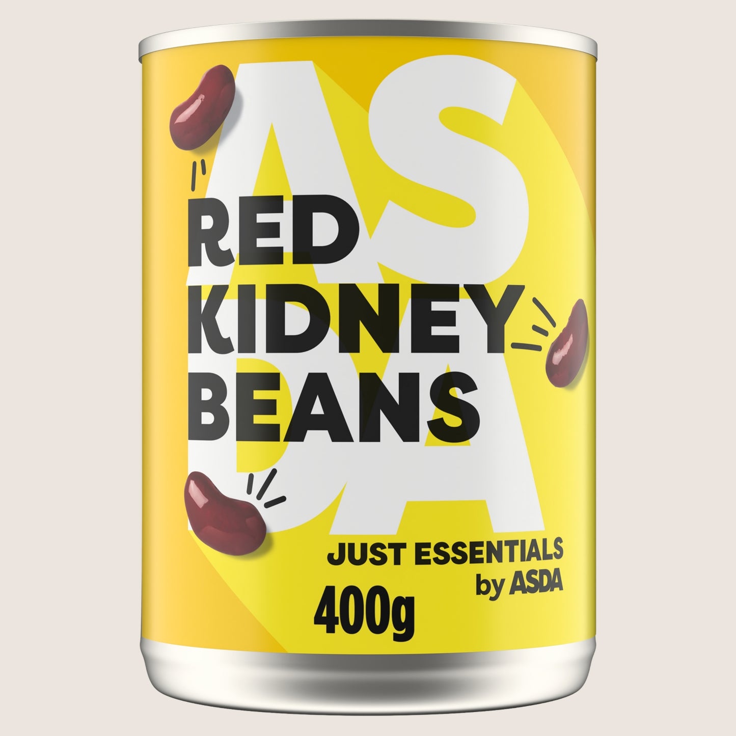 JUST ESSENTIALS by ASDA Just Essentials Red Kidney Beans High in Fibre 400g