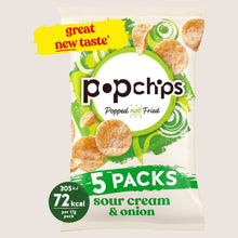 Popchips Sour Cream & Onion Crisps Gluten Free 5 Pack