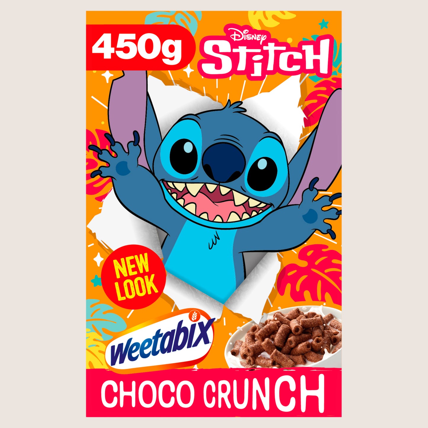 Weetabix Disney Stitch Choco Crunch Wholegrain 450g