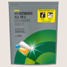 ASDA Ultimate All in 1 Citrus Dishwasher Tablets 40 x () 12.5g