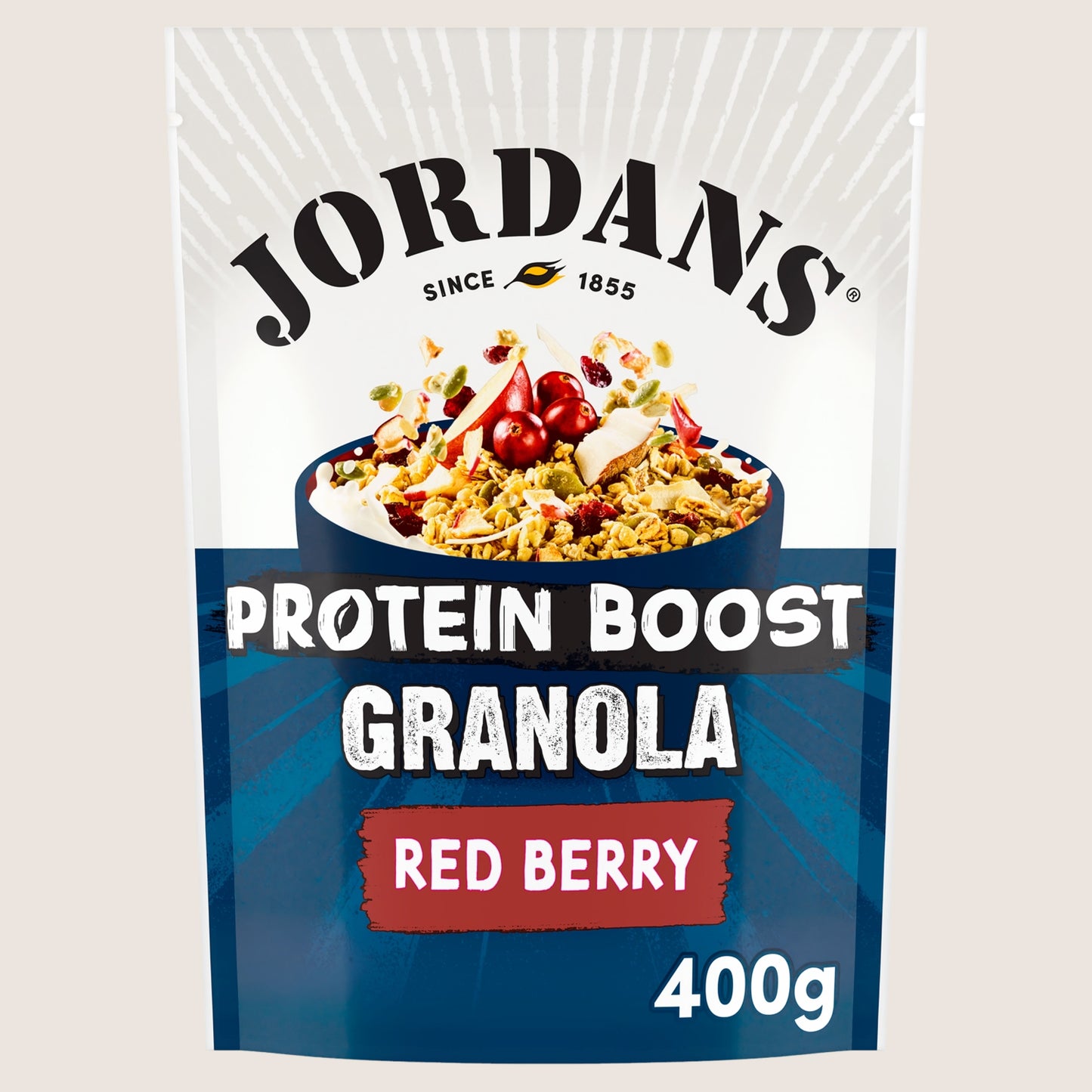Jordans Protein Boost Granola Red Berry Protein 400g