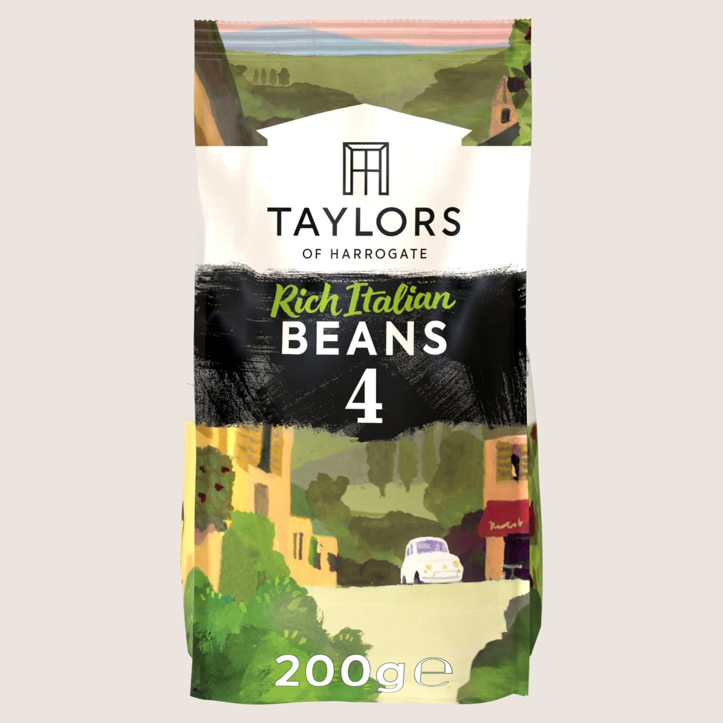 Taylors of Harrogate Rich Italian Beans Roast Coffee No Artificial Additives 200g
