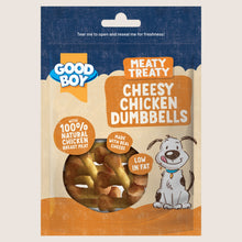 Good Boy Meaty Treaty Cheesy Chicken Dumbbells Nutritionally Complete 80g