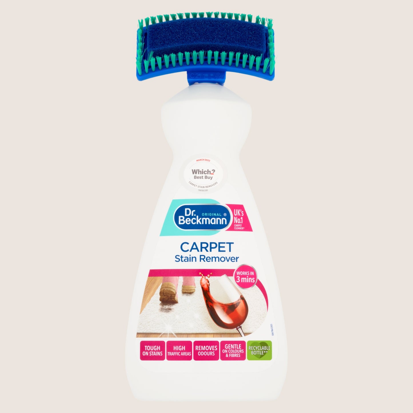 Dr. Beckmann Carpet Stain Remover Nutritionally Complete 650ml