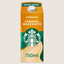 Starbucks Multiserve Caramel Macchiato Iced Coffee No Artificial Additives 750ml