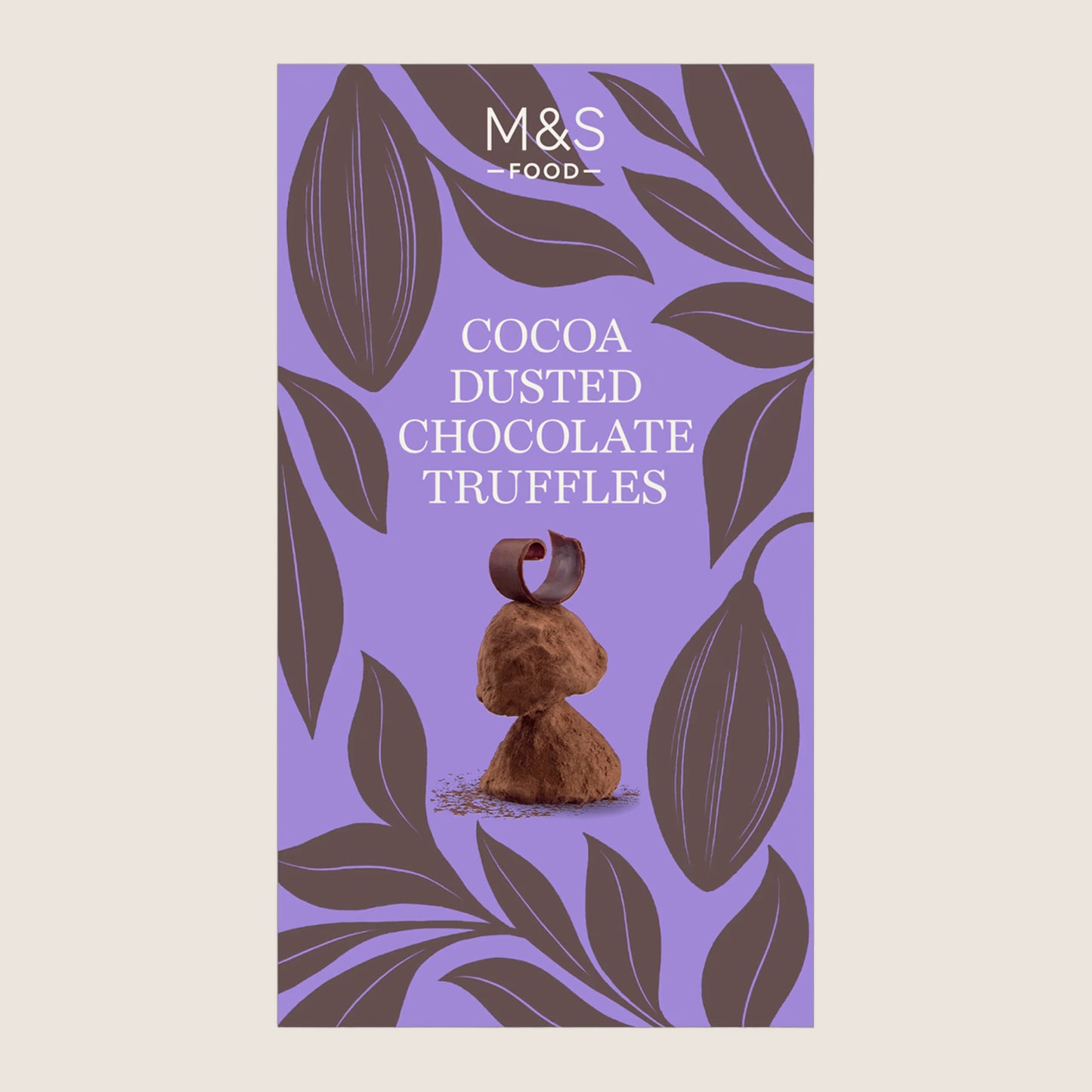 M&S Cocoa Dusted Chocolate Truffles Real Chocolate 200 g