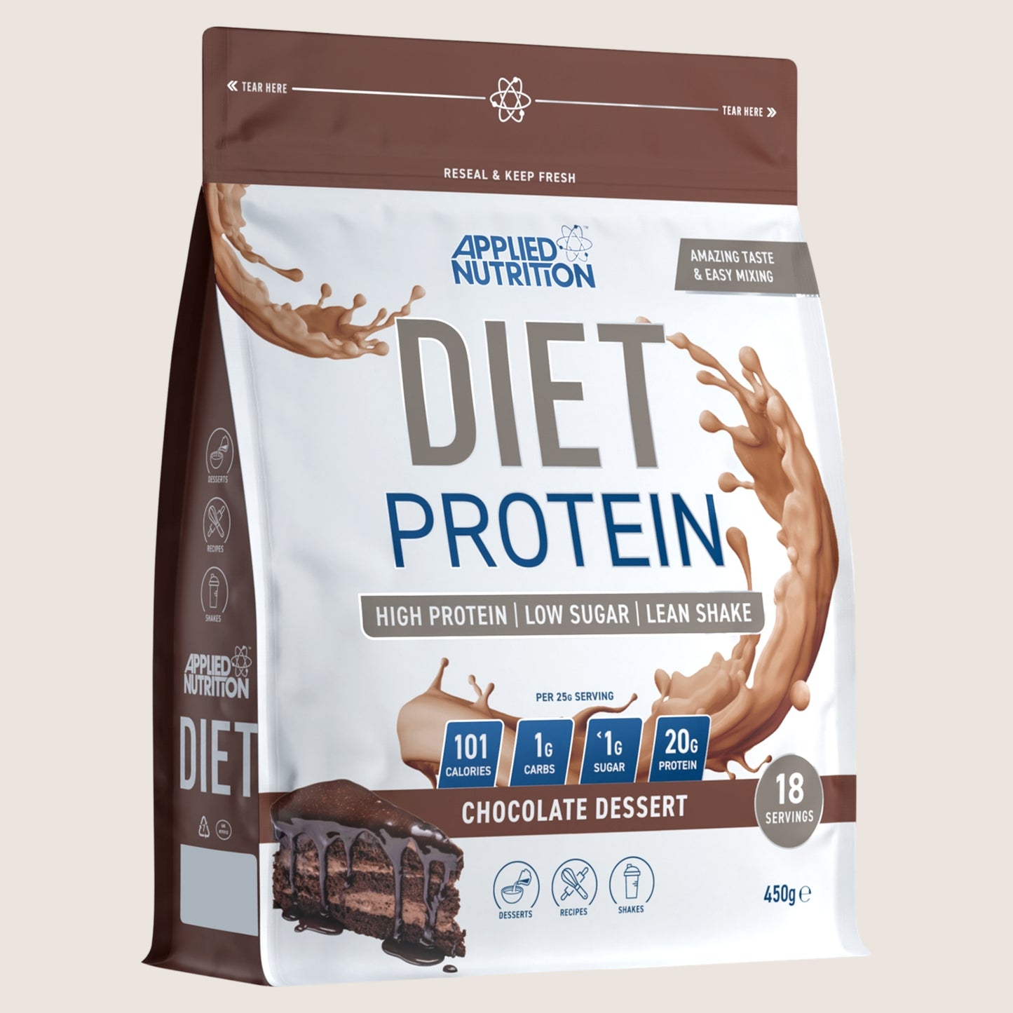 Applied Nutrition Diet Protein Chocolate Dessert