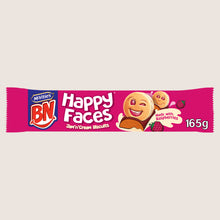 McVitie's BN Happy Faces Jam 'n' Cream Biscuits Free From Artificial Additives 165g