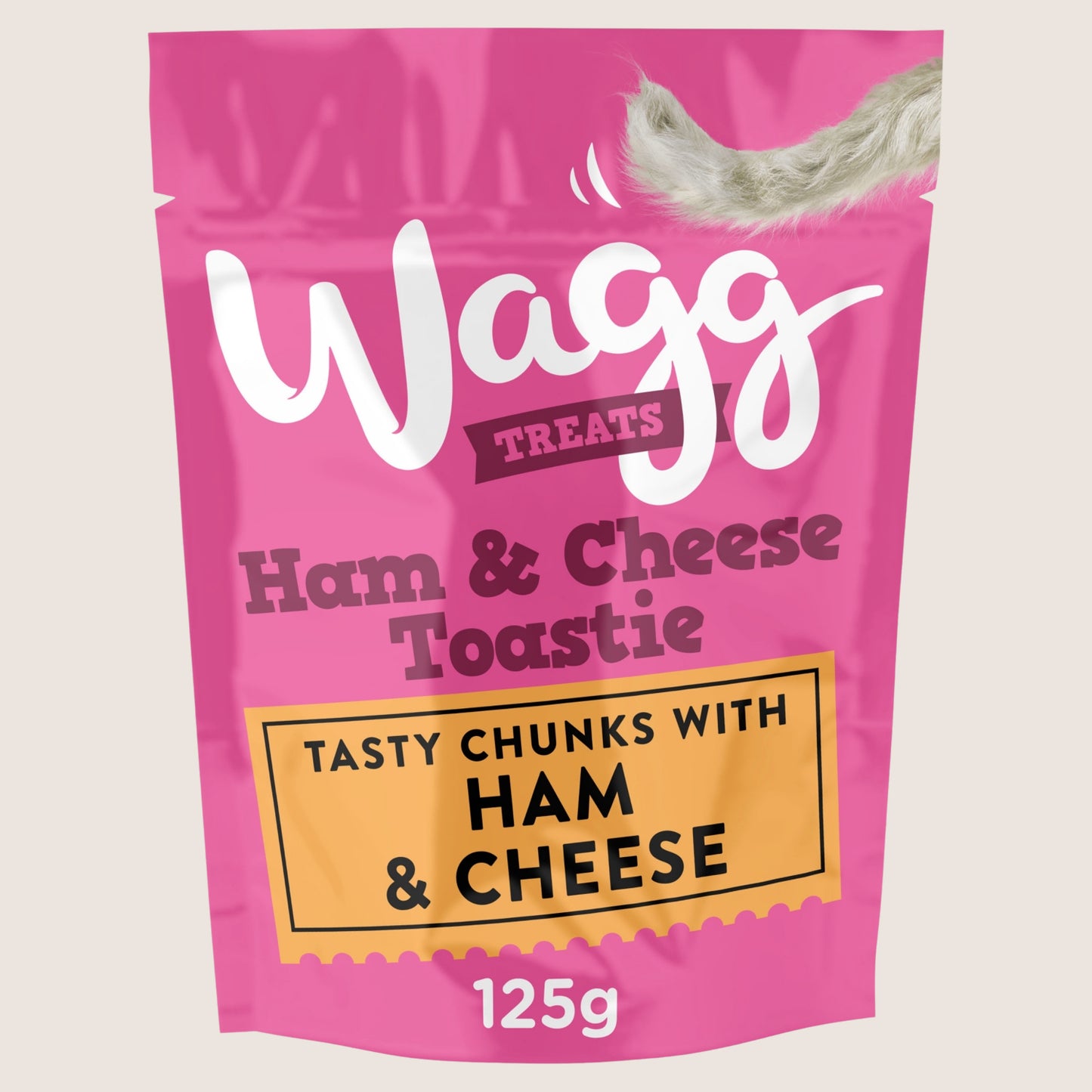 Wagg Treats Ham & Cheese Toastie Nutritionally Complete 125g