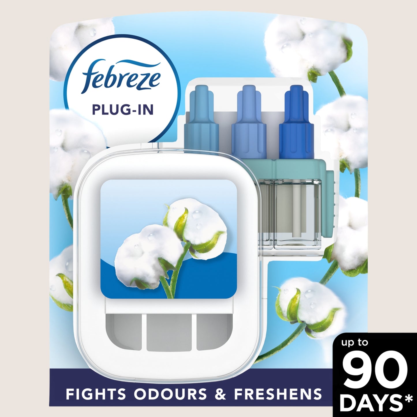 Febreze 3Volution Air Freshener Starter Kit Cotton Fresh 20ML