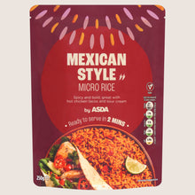 ASDA Mexican Style Micro Rice No Artificial Additives 250g