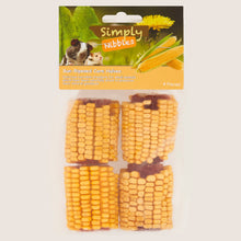 Simply Nibbles 4 Sun-Ripened Corn Halves Nutritionally Complete 200g