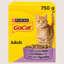Go Cat Chicken and Duck Dry Cat Food Complete Nutrition 750g