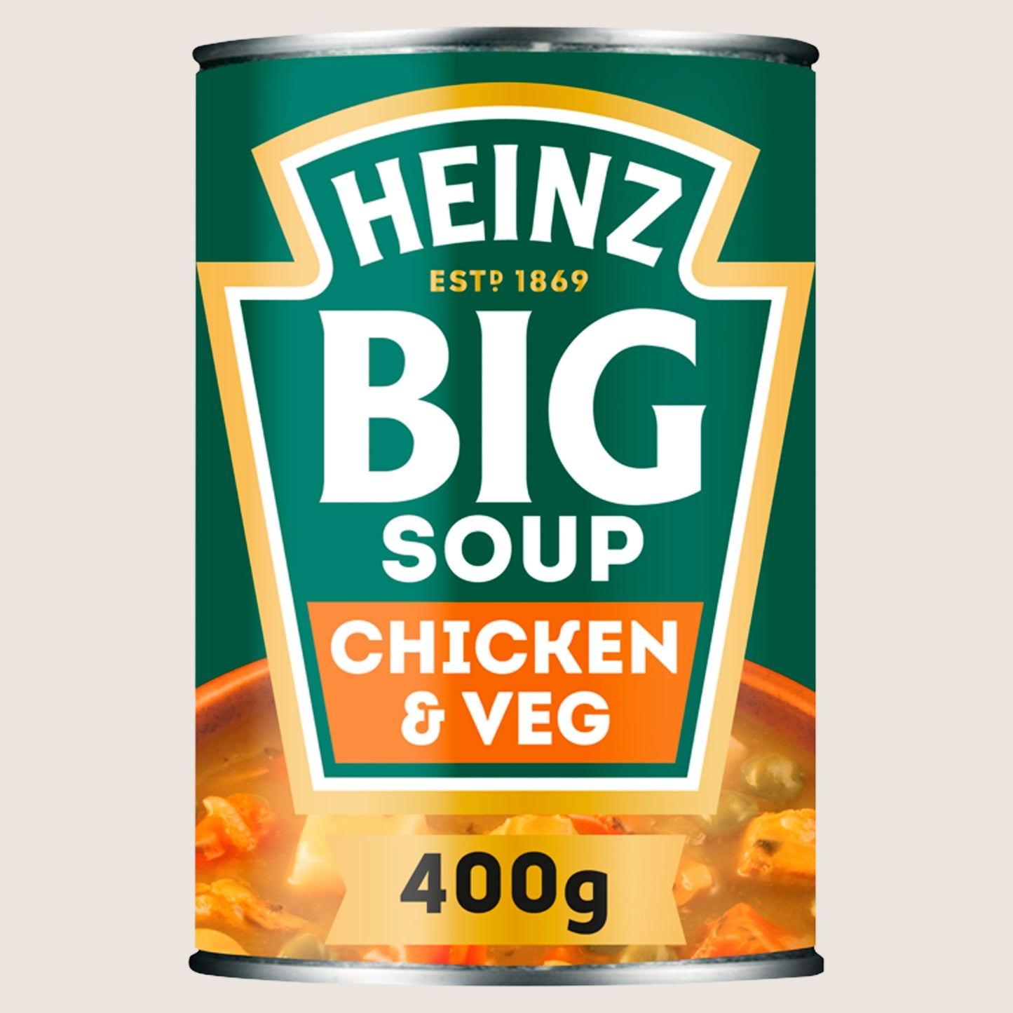 Heinz Big Soup Chicken & Vegetable Low Fat 400g