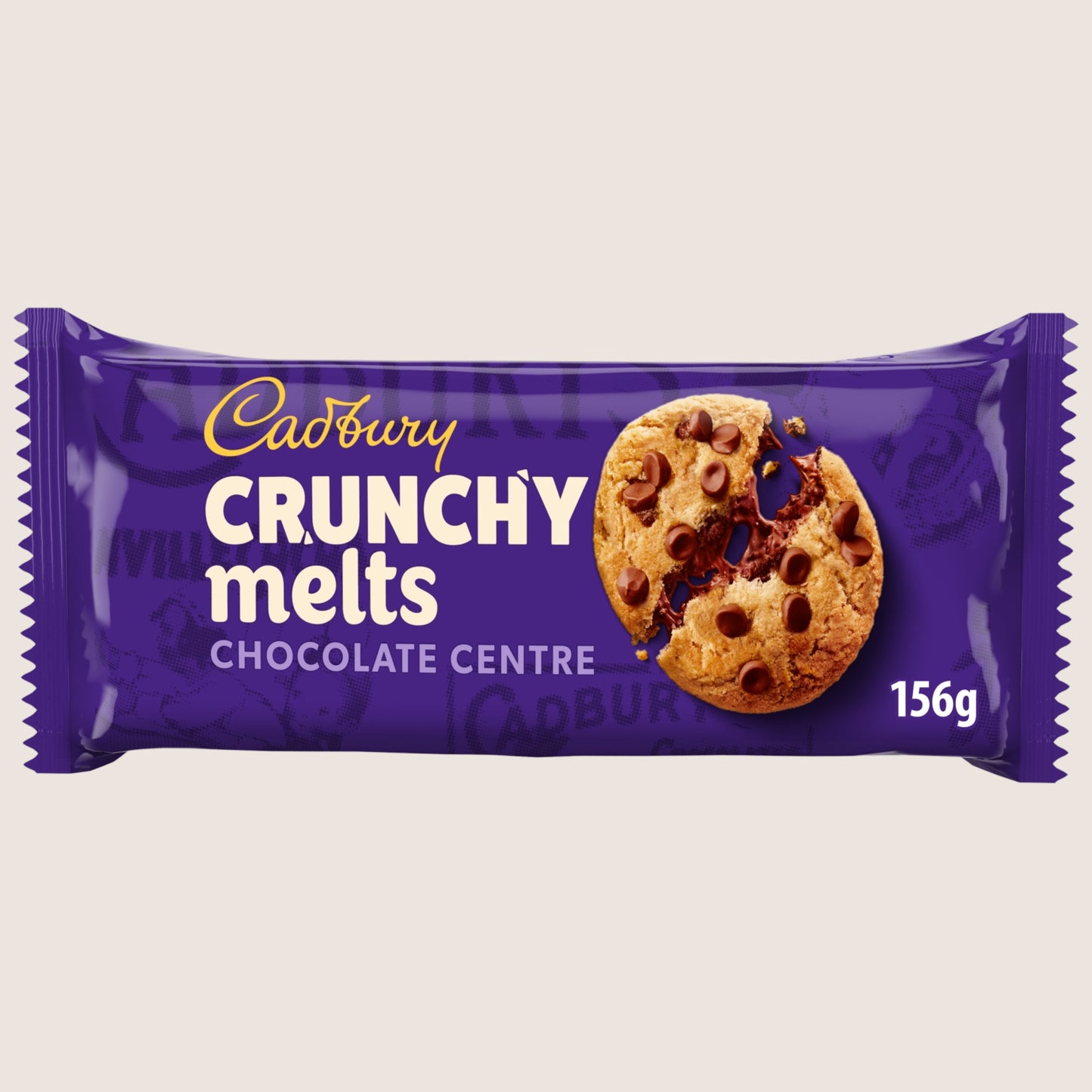 Cadbury Crunchy Melts Chocolate Centre Chocolate Chip Cookies Chocolate 156g