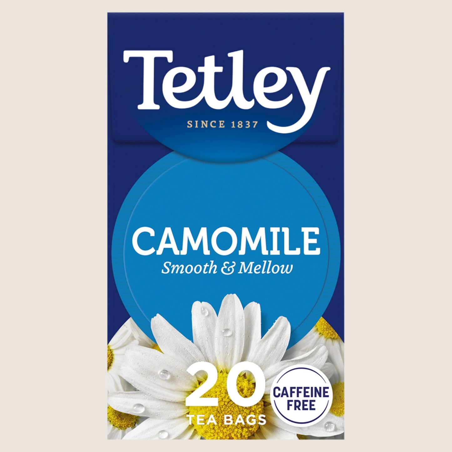 Tetley Herbal Pure Camomile Tea Bags x20 No Artificial Additives