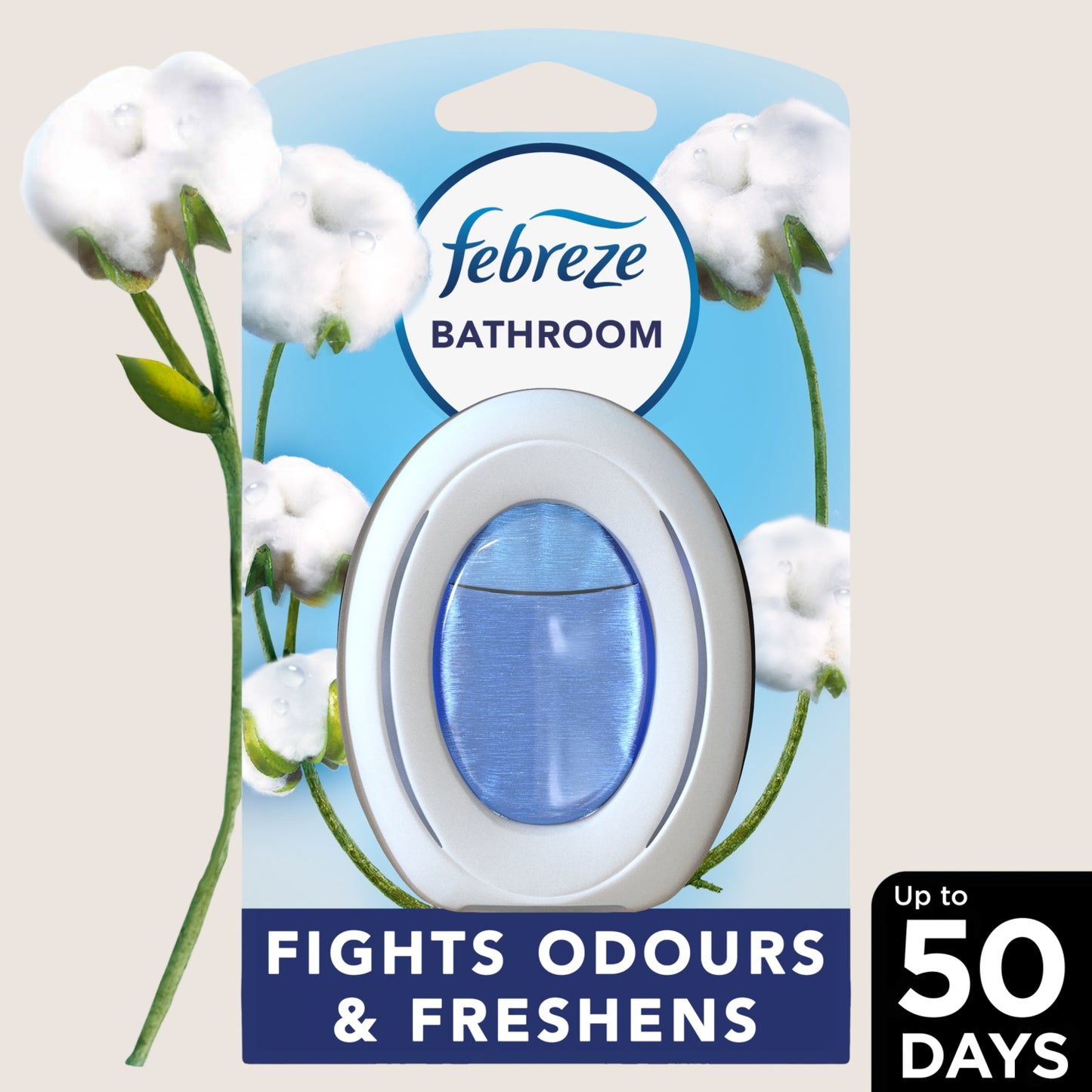 Febreze Bathroom Continuous Air Freshener Cotton Fresh 1Ct