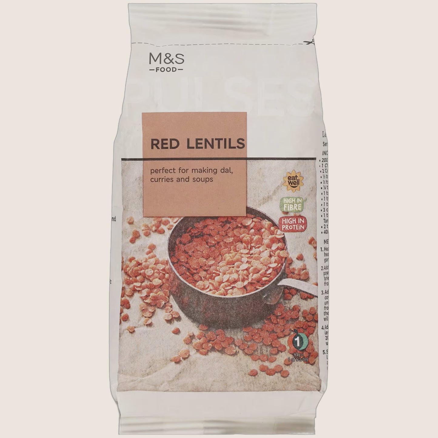 M&S Red Lentils 500 g