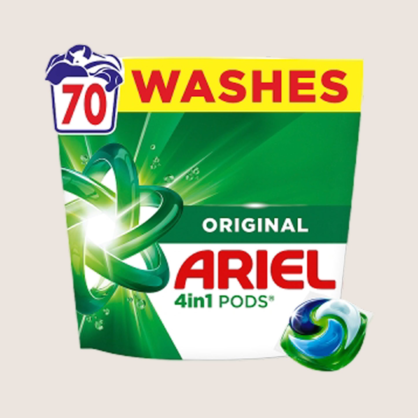 Ariel 4 in 1 PODS Washing Capsules 70