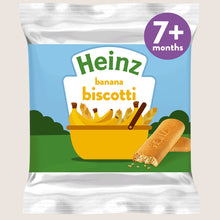 Heinz Banana Biscotti Baby Food Snacks 7+ Months No Artificial Additives 60g