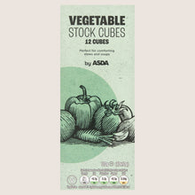 ASDA Vegetable Stock Cubes No Artificial Additives 12 x 10g