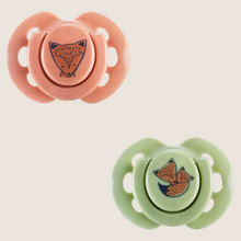 Tommee Tippee 2x Fun Soothers with Steriliser Pod Symmetrical BPA Free 0-6m Gentle Formula 2 X