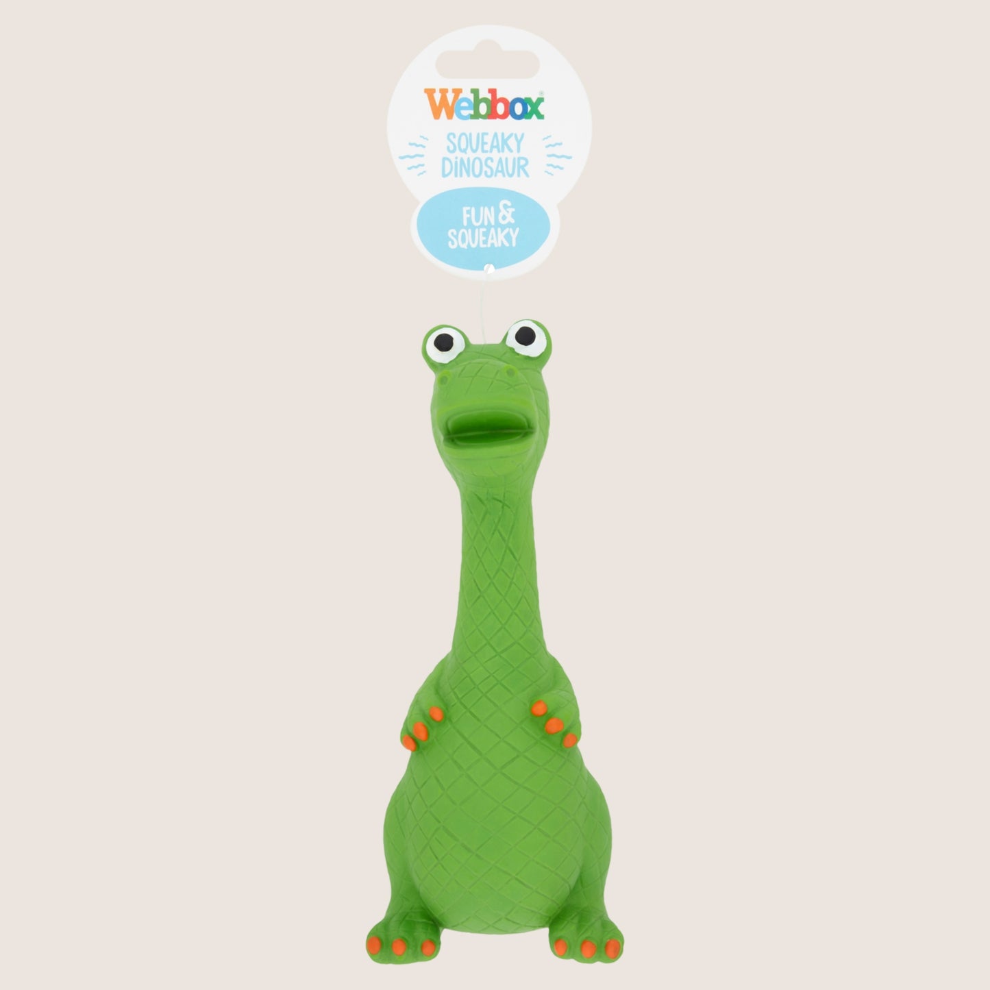 Webbox Squeaky Dinosaur Nutritionally Complete
