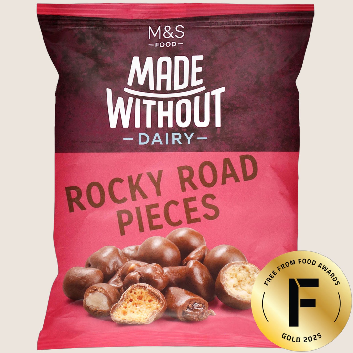 M&S Made Without Dairy Rocky Road Pieces 100 g
