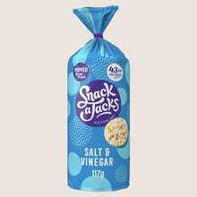Snack a Jacks Jumbo Salt & Vinegar Rice Cakes Sharing Crisps Sharing Size 117g
