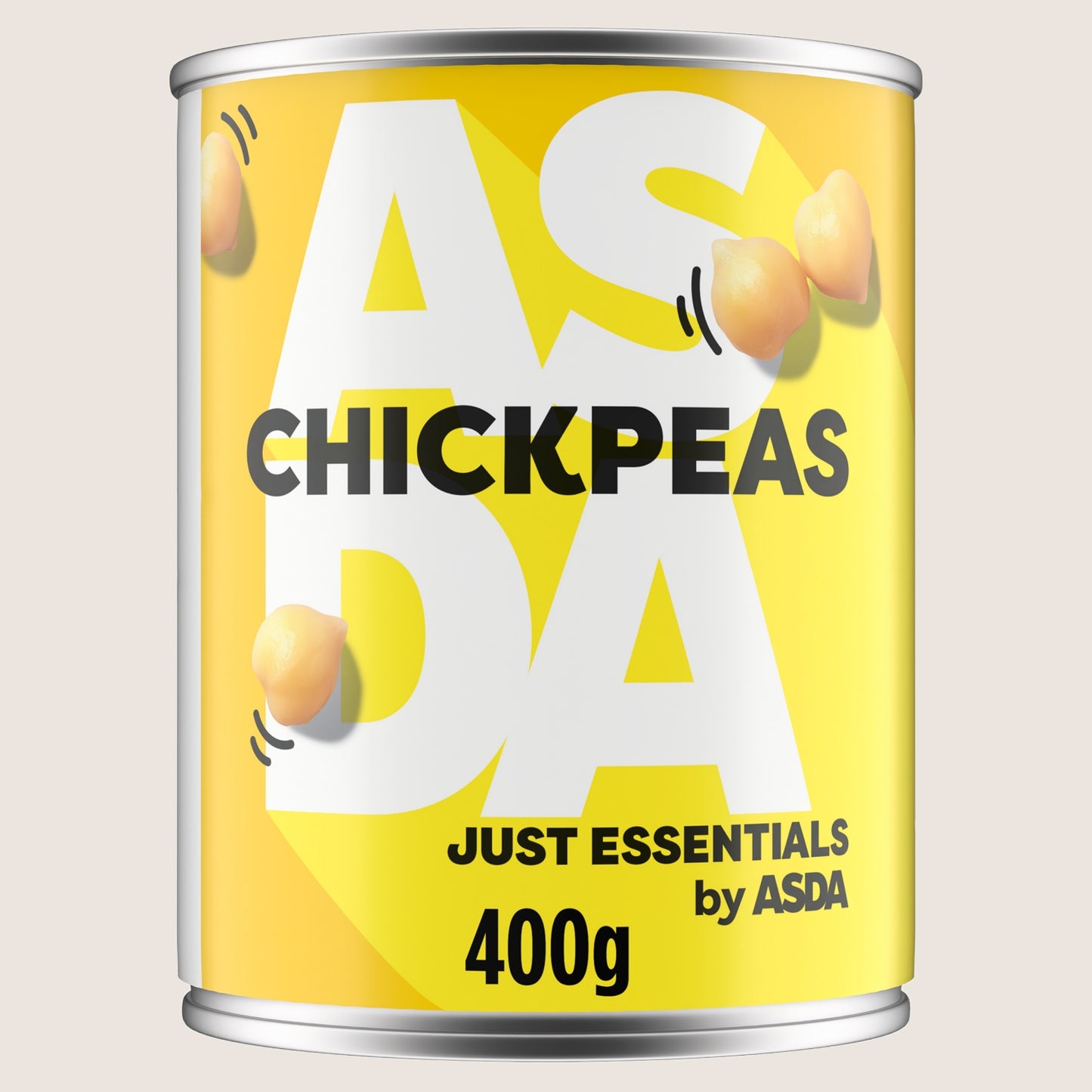 JUST ESSENTIALS by ASDA Just Essentials Chickpeas High in Protein 400g