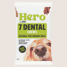 Hero by ASDA Hero 7 Dental Chews No Artificial Additives 180g
