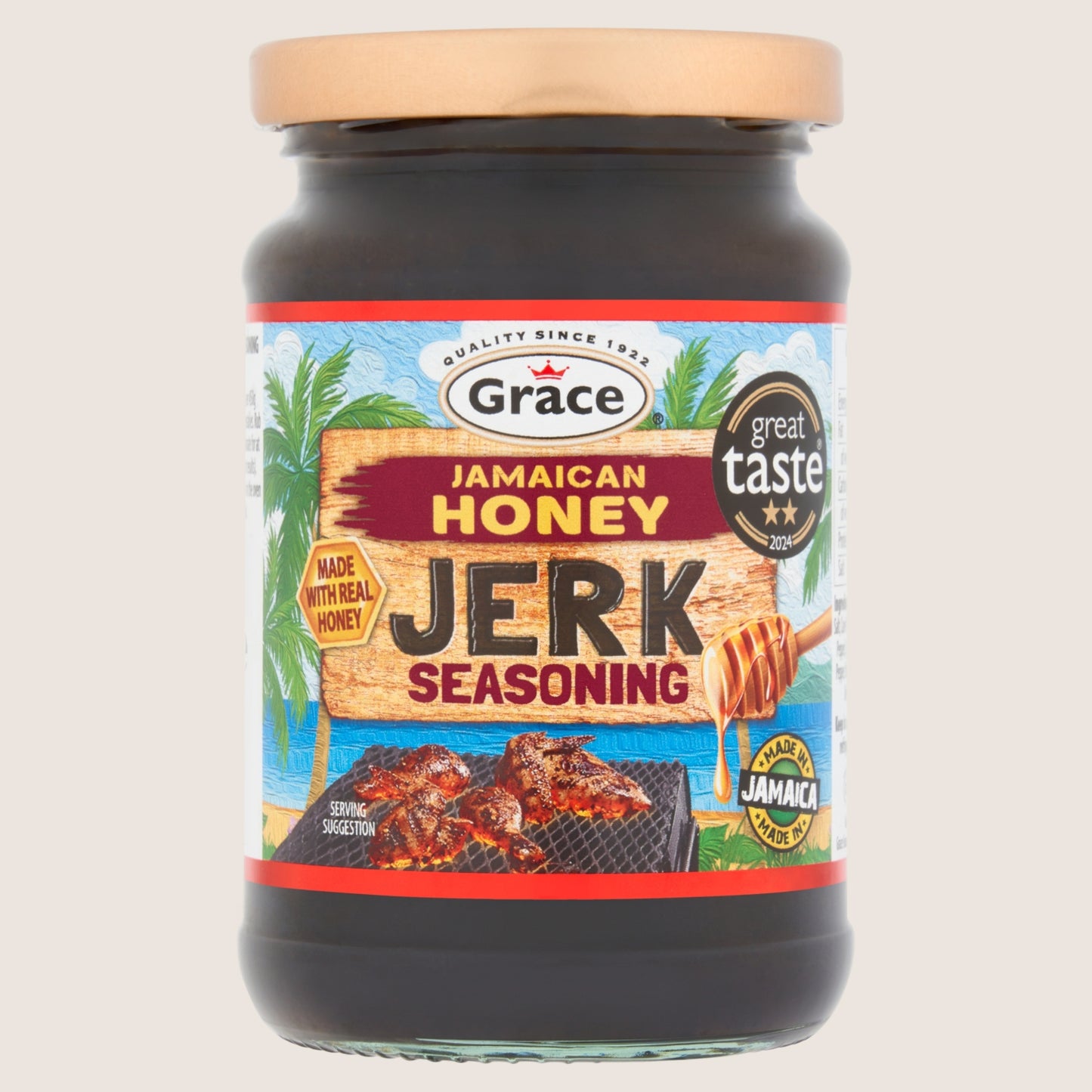 Grace Jamaican Honey Jerk Seasoning No Artificial Additives 330g