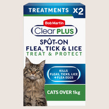 Bob Martin Clear Plus 50mg / 60mg Spot-On Solution for Cats and Ferrets 2 Pipettes Nutritionally Complete