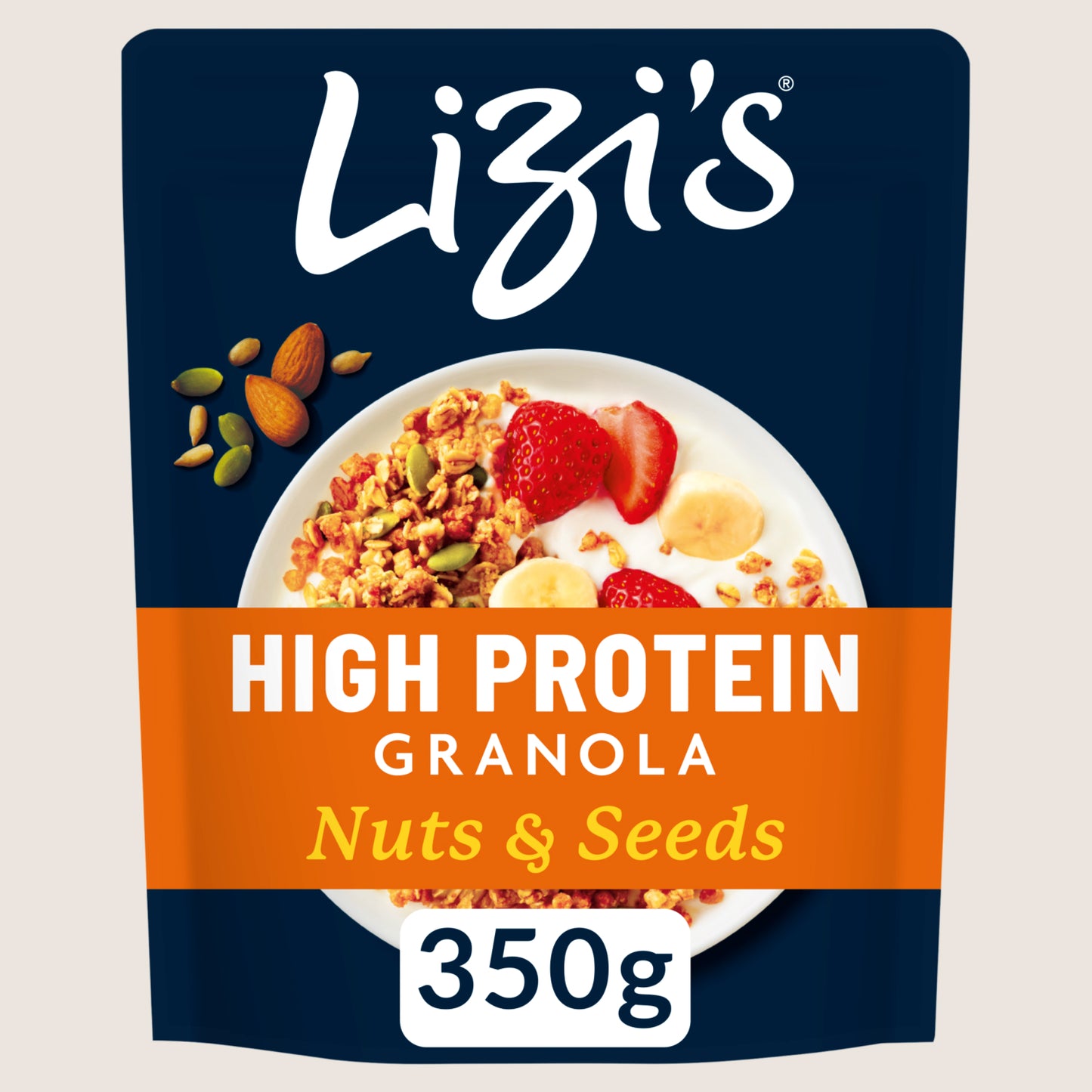 Lizi's Granola High Protein Nuts & Seeds Granola High Protein 350g