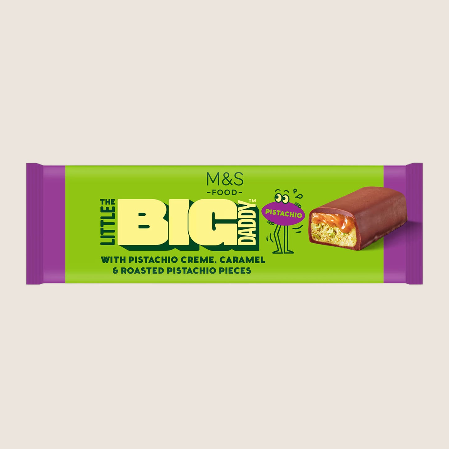M&S Pistachio And Caramel Bar 36 g
