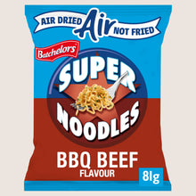 Batchelors Super Noodles Air Dried Low Fat BBQ Beef Flavour Instant Noodles Ready in Minutes 81g