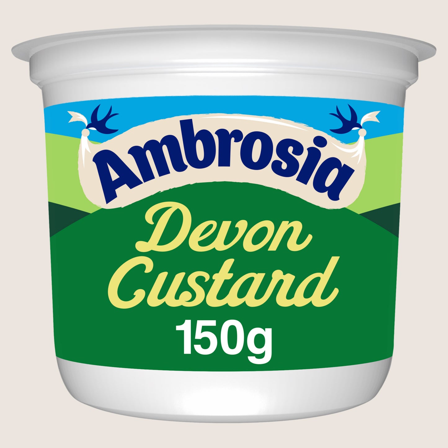 Ambrosia Devon Custard Dessert Snack Pot No Artificial Additives 150g