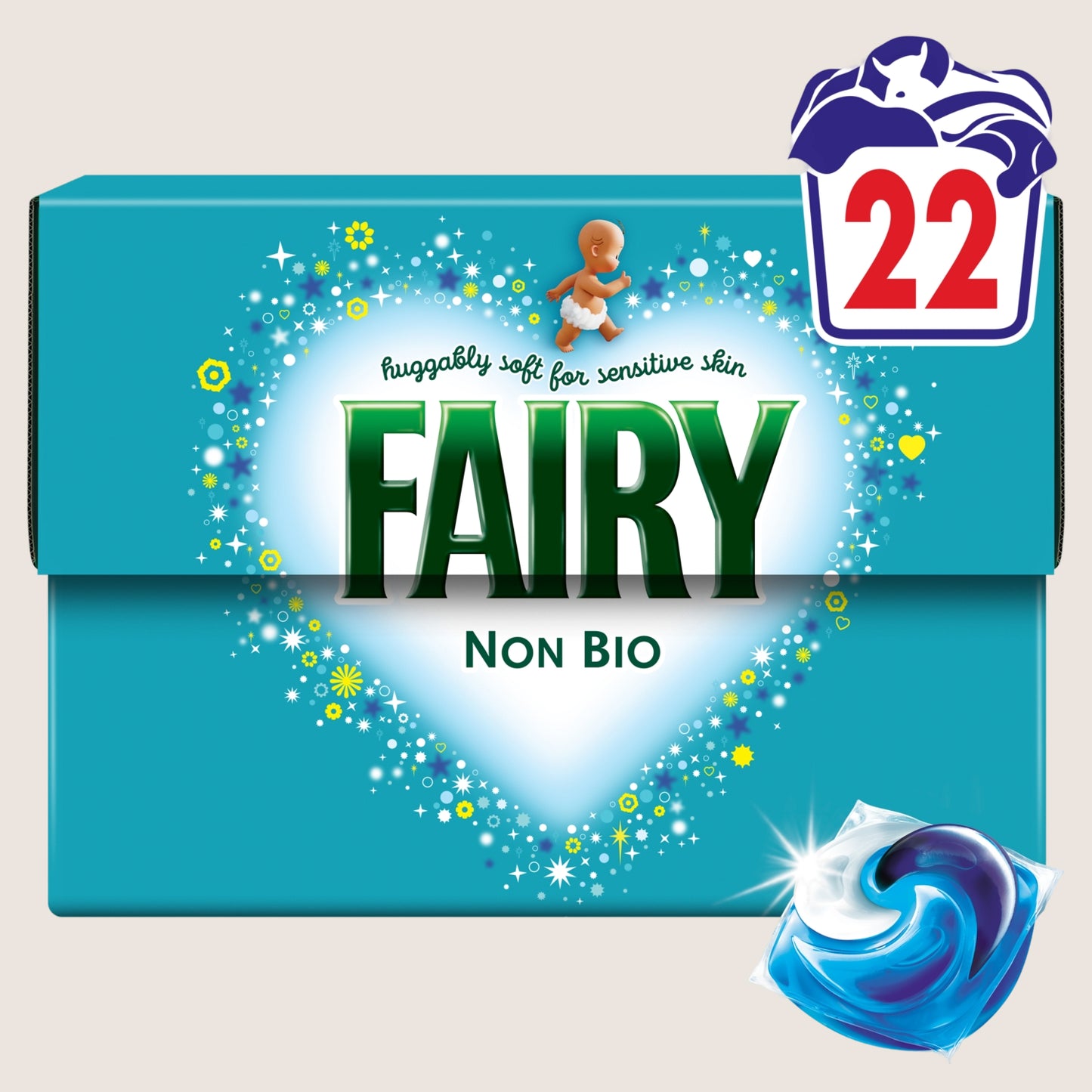 Fairy Non-Bio PODS 22 Washes